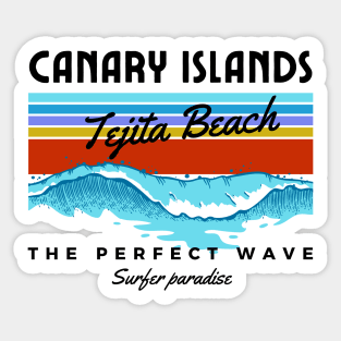 Tejita Beach Canary Islands Sticker
